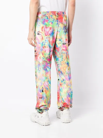 Shop Liberal Youth Ministry Graphic-print Velvet Trousers