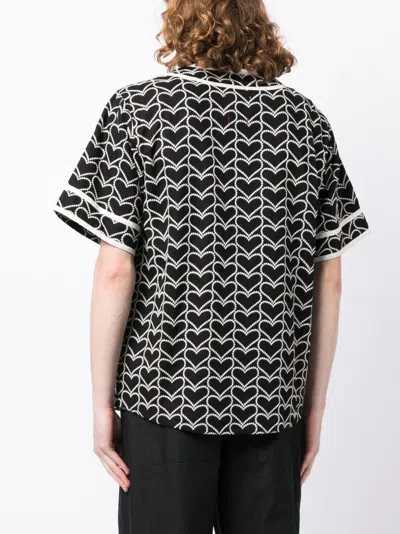 Shop Clot Heart-print Short-sleeved Shirt