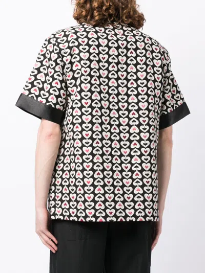 Shop Clot Heart-print Short-sleeved Shirt
