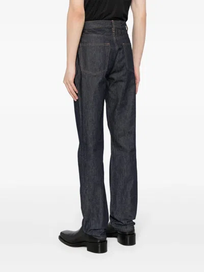 Shop Helmut Lang High-rise Straight-leg Jeans
