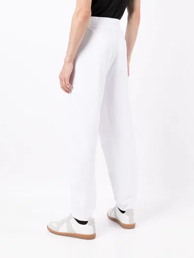 Shop Emporio Armani High-waisted Wide-leg Trackpants