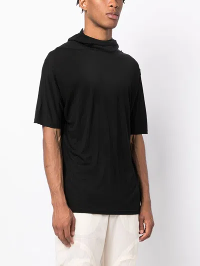 Shop Post Archive Faction Hooded Lyocell T-shirt