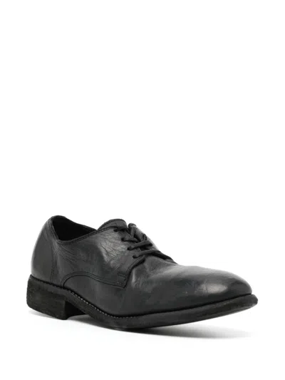 Shop Guidi Horse-leather Derby Shoes