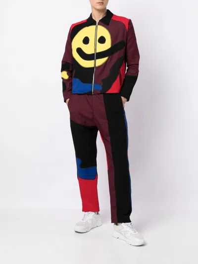 Bethany Williams Jersey Patchwork Smiley Jacket