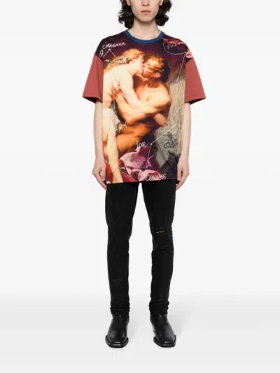 Shop Vivienne Westwood Kiss Cotton T-shirt