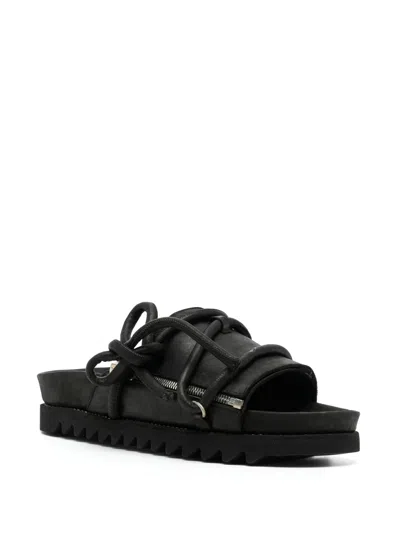 Shop Guidi Lace-up Leather Sandals
