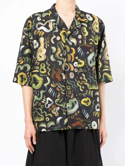 Shop Toogood Landscaper Abstract-print Shirt