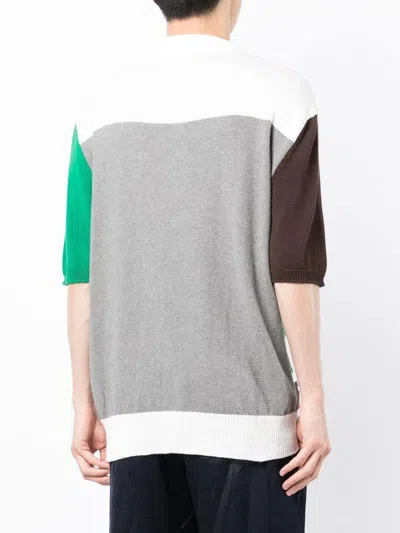 Shop 4sdesigns Landscape Intarsia-knit Shirt