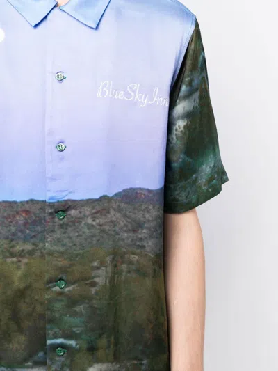 Shop Blue Sky Inn Landscape Print Short-sleeve Shirt