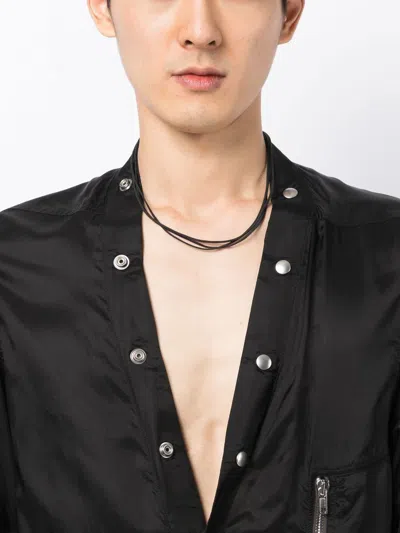 Shop Guidi Layered Leather Necklace