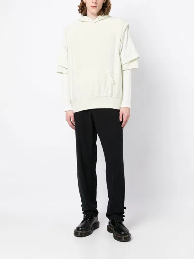 Shop Undercover Layered-sleeve Cotton Hoodie