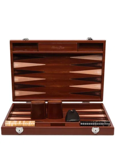 Shop Hector Saxe Leather Backgammon Set