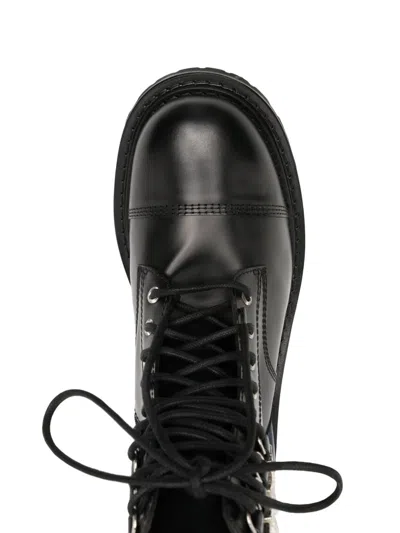 Shop Toga Virilis Leather Combat Boots