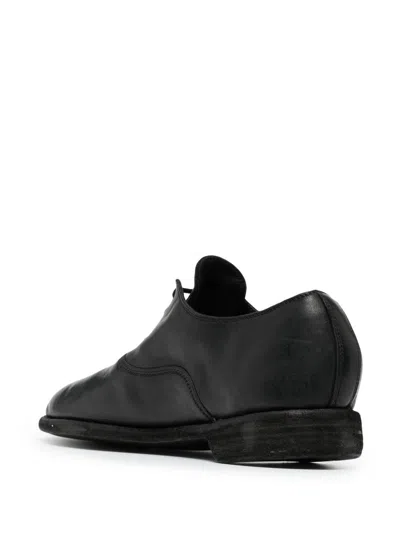 Shop Guidi Leather Oxford Shoes