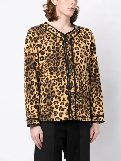Shop Clot Leopard-print Button-front Cardigan