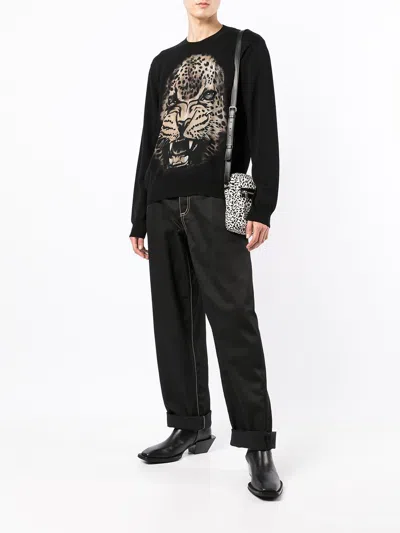 Shop Roberto Cavalli Leopard-print Sweatshirt