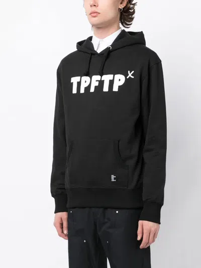 Shop The Power For The People Logo Print Drawstring Hoodie