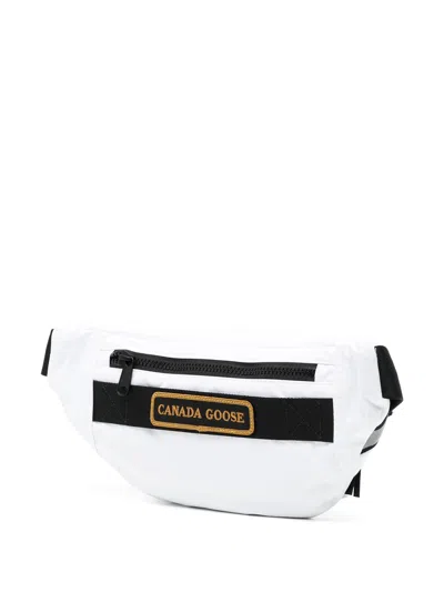 Shop Canada Goose Logo-appliqué Belt Bag