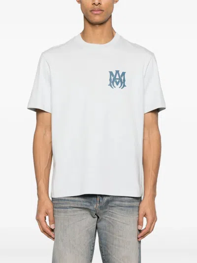 Shop Amiri Logo-appliqué Cotton T-shirt