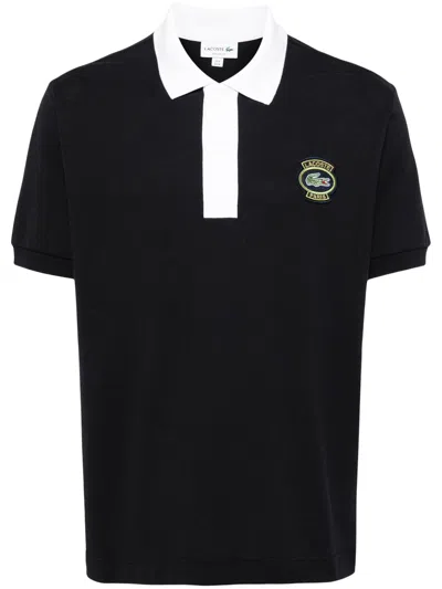 Shop Lacoste Logo-appliqué Polo Shirt