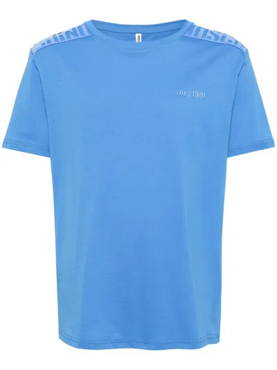 Shop Moschino Logo-embossed Cotton T-shirt