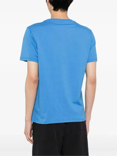 Shop Moschino Logo-embossed Cotton T-shirt