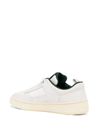Shop Bally Logo-embroidered Panelled Sneakers