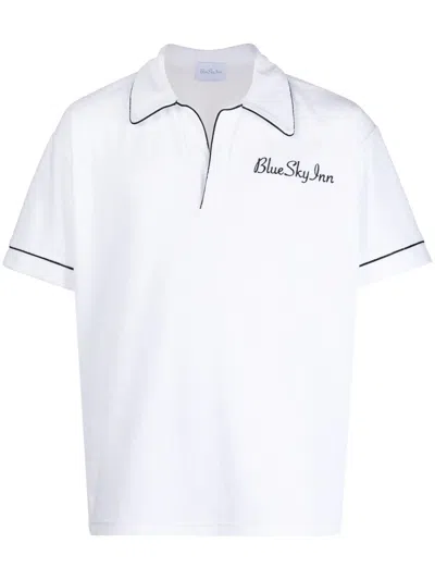 Shop Blue Sky Inn Logo-embroidered Polo Shirt
