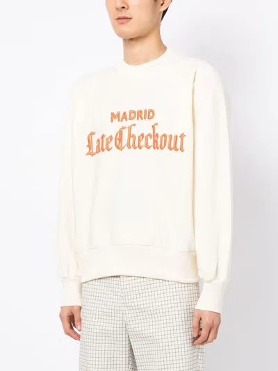Shop Late Checkout Logo-embroidered Sweatshirt
