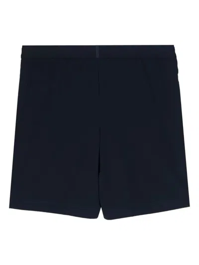 Shop Lacoste Logo-embroidered Track Shorts