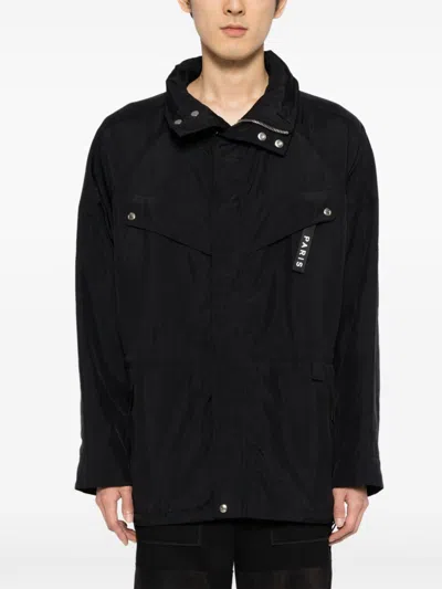 Shop Givenchy Logo-embroidered Zip-up Jacket
