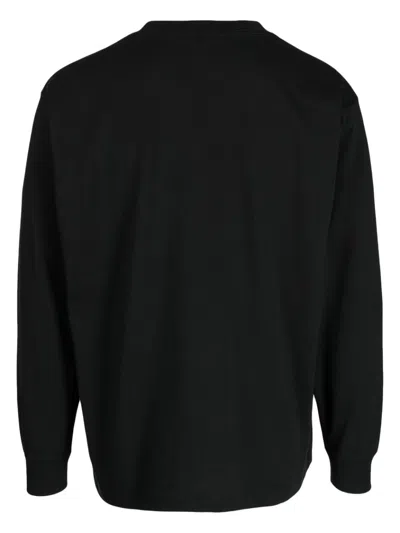 Shop Danton Logo-patch Long-sleeve Sweatshirt