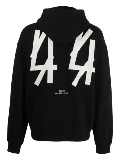 Shop 44 Label Group Logo-print Cotton Hooded Jacket