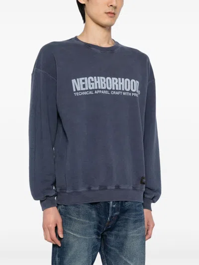 Shop Neighborhood Logo-print Cotton Sweatshirt