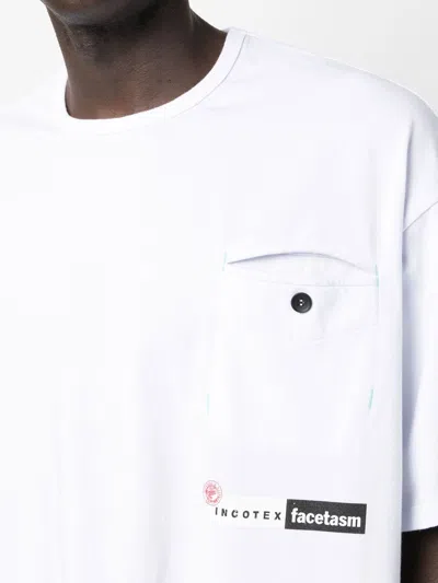 Shop Incotex Logo-print Cotton T-shirt