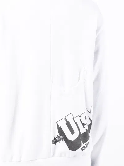Shop Undercoverism Logo-print Crew Neck Sweatshirt