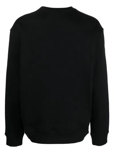 Shop Ferrari Logo-print Crew-neck Sweatshirt