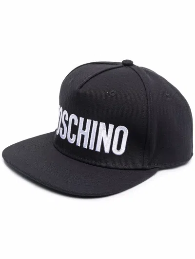 Shop Moschino Logo-print Flat Cap