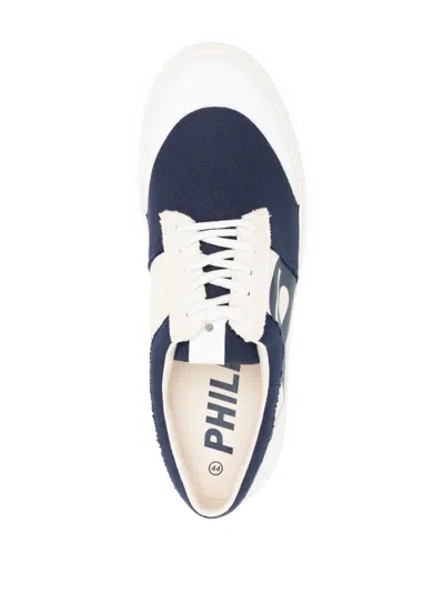 Shop Phileo Paris Logo-print Low-top Sneakers