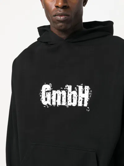 Shop Gmbh Logo-print Organic-cotton Hoodie