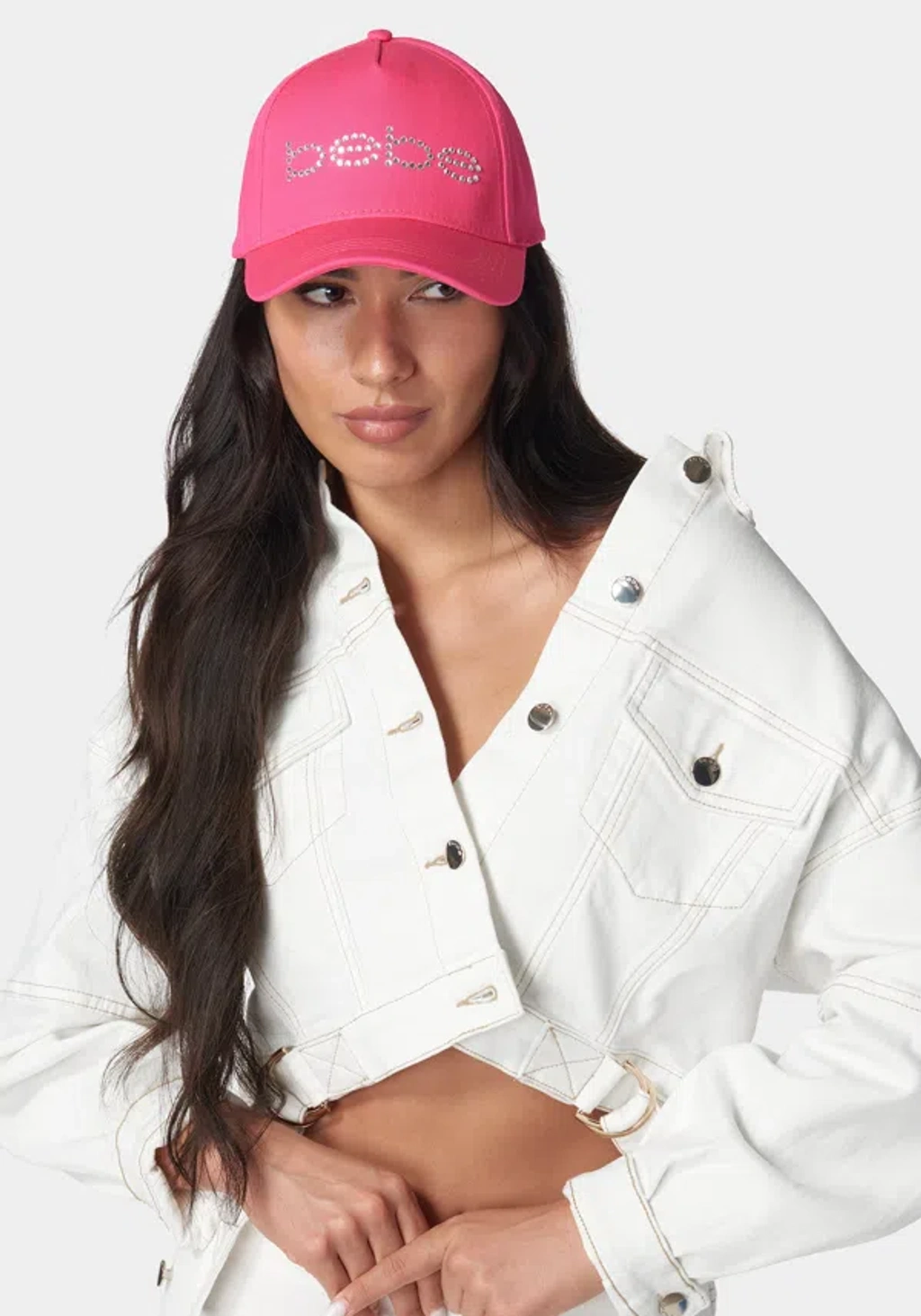 ♡bebe♡ Bebe Logo Short Sleeve Round Neck Rib Top – bebe