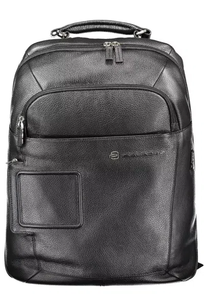 Shop Piquadro Black Nylon Backpack