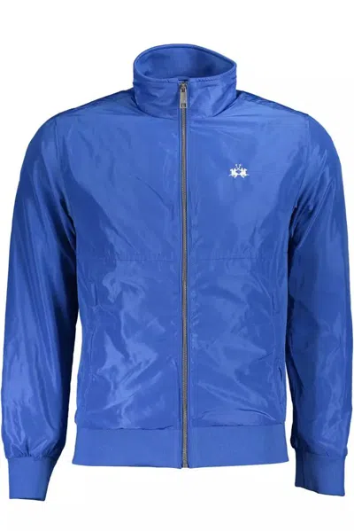 Shop La Martina Blue Polyester Jacket