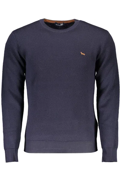 Shop Harmont & Blaine Blue Wool Sweater