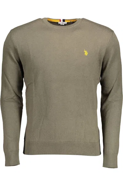 Shop U.s. Polo Assn Green Cotton Sweater