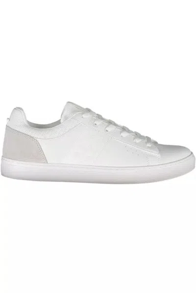 Shop Napapijri White Polyester Sneaker
