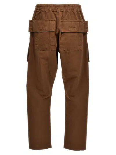 Shop Rick Owens Drkshdw 'creatch Cargo' Pants In Brown
