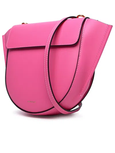 Shop Wandler 'hortensia' Mini Bag In Pink Calf Leather In Fucsia