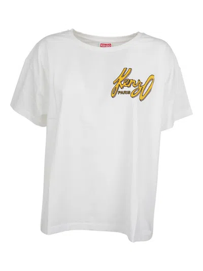 Shop Kenzo T-shirt Clothing In White