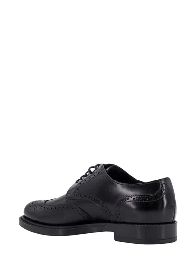Shop Tod's Lace-up Shoe In Black